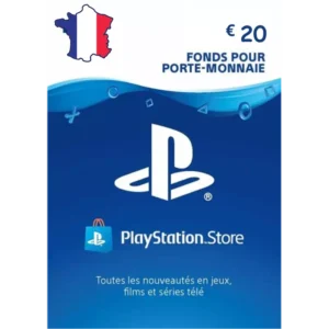 Recharge Compte PlayStation avec une Carte PSN maroc compte francais 20 euros